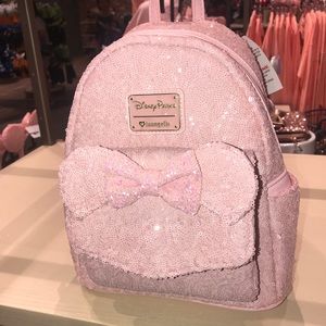 millennial pink disney backpack